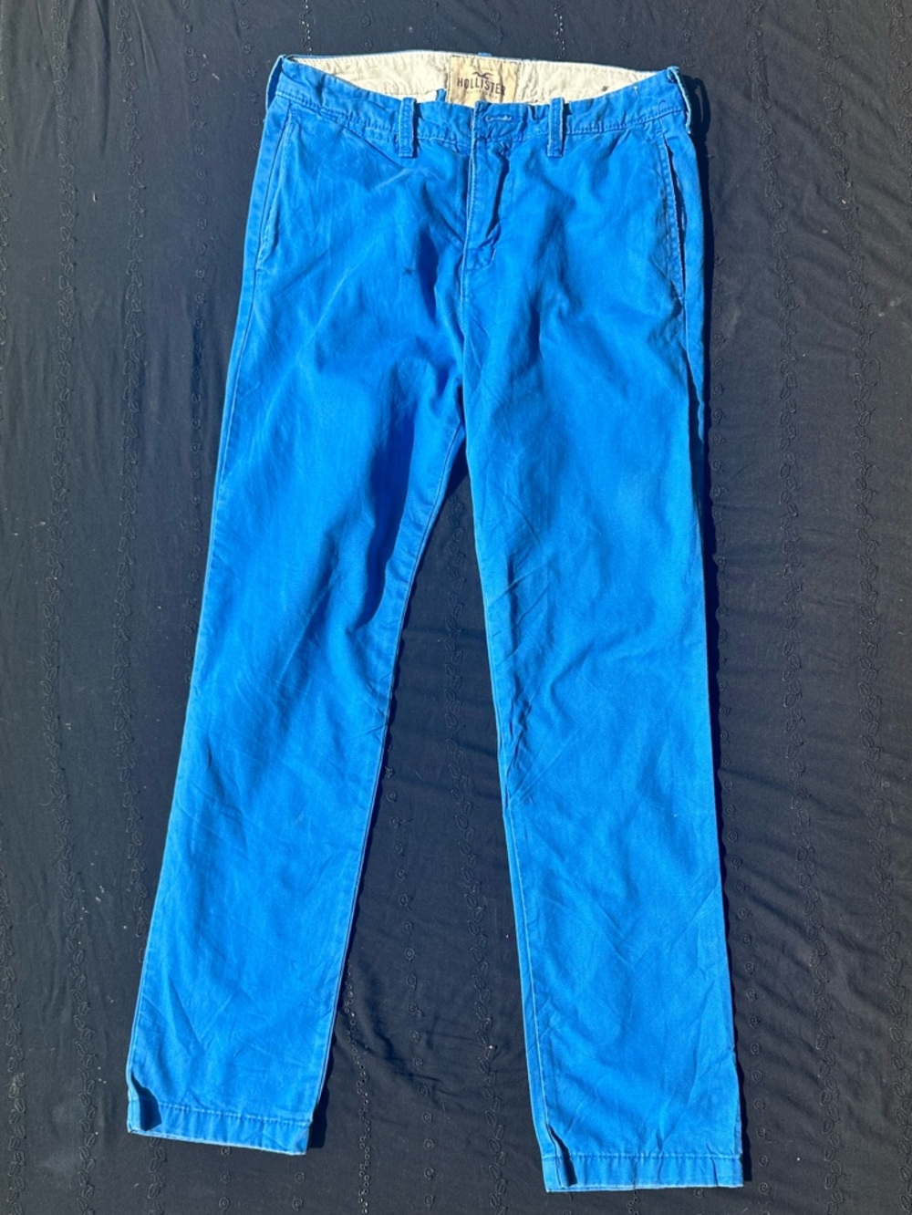 Hollister Men's Bright Blue Chino Pants 30x30